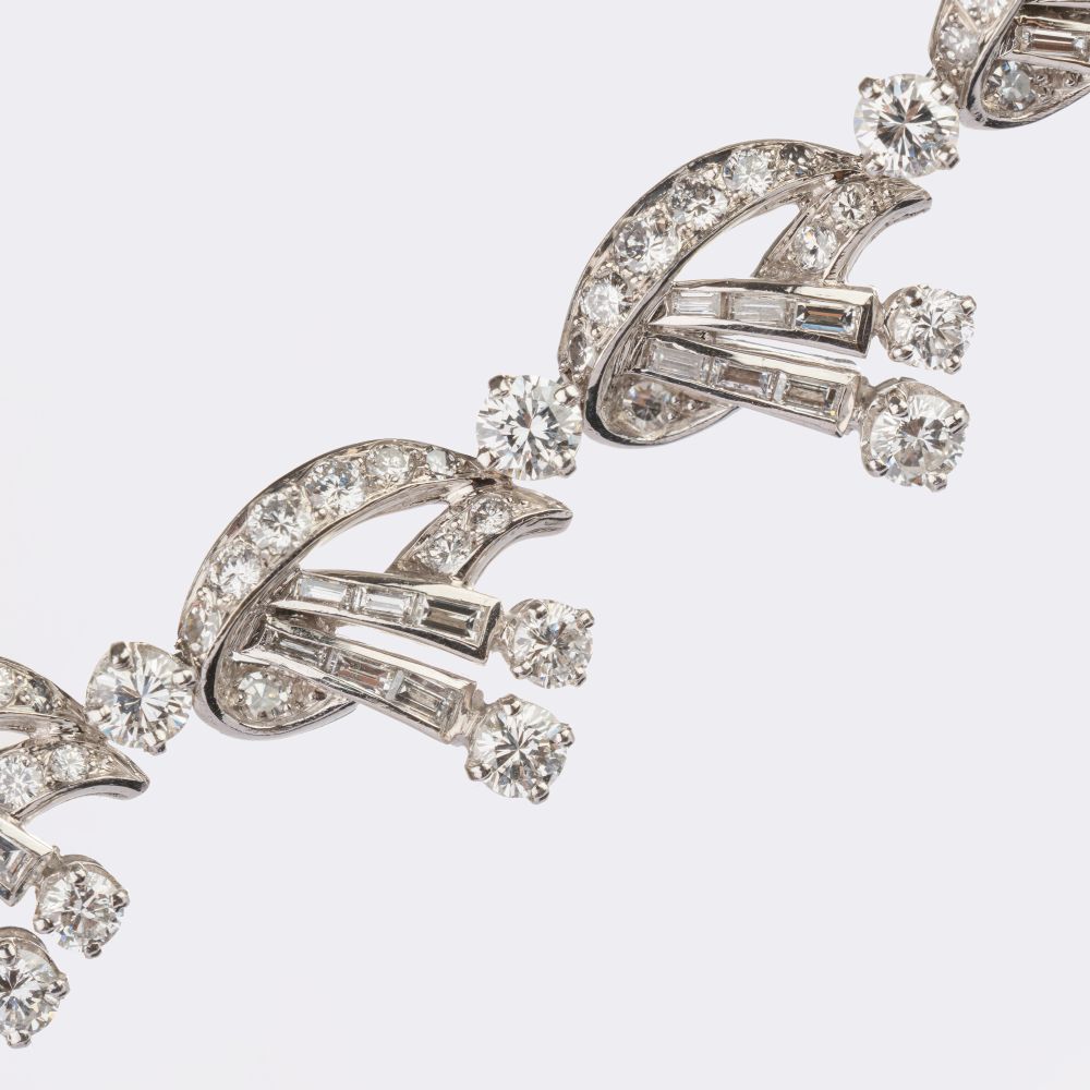 Rare White Diamond Necklace - image 2