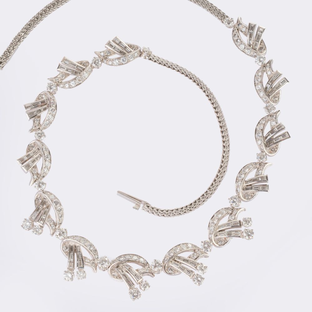 Rare White Diamond Necklace - image 3