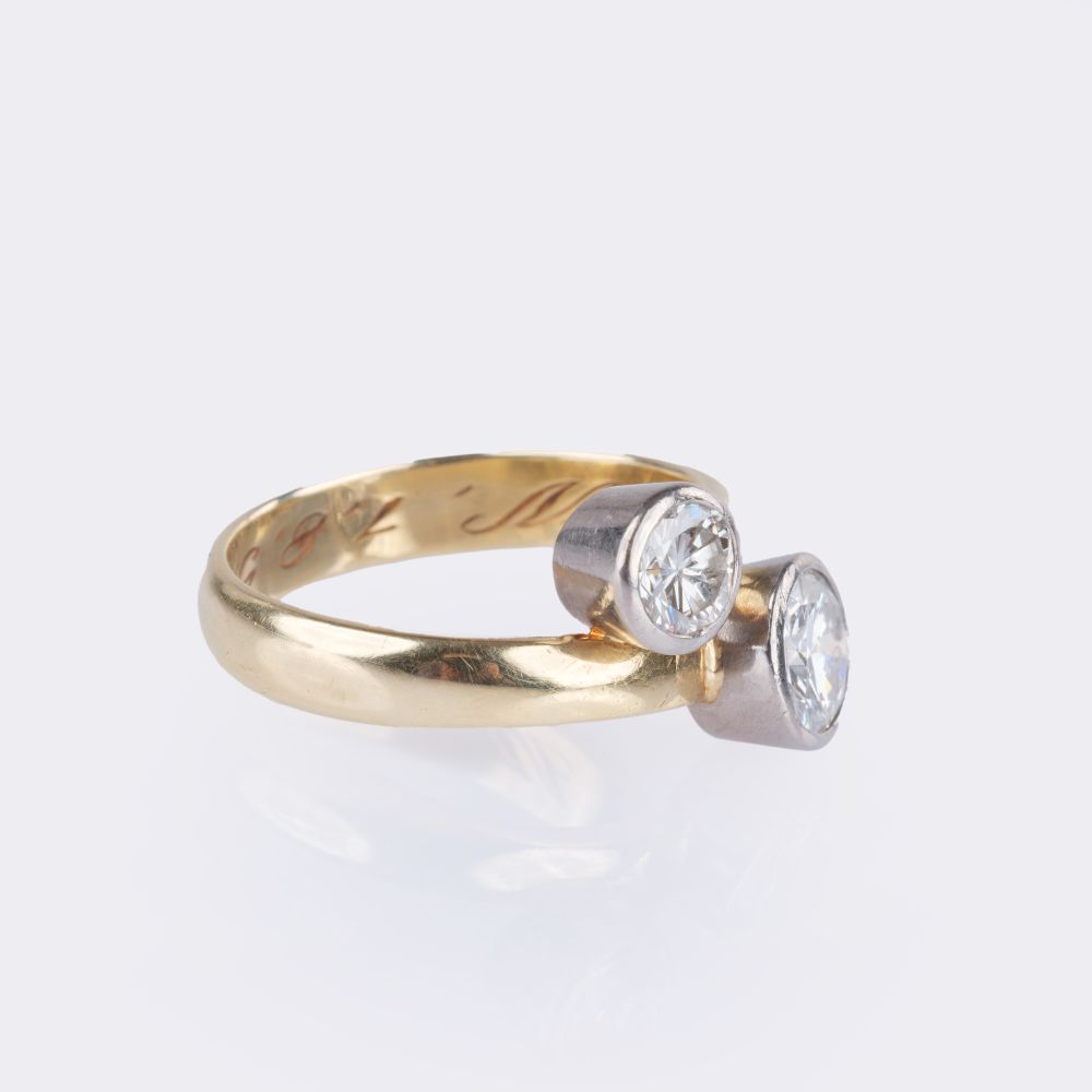 'Toi et Moi' Brillant Ring - Bild 2