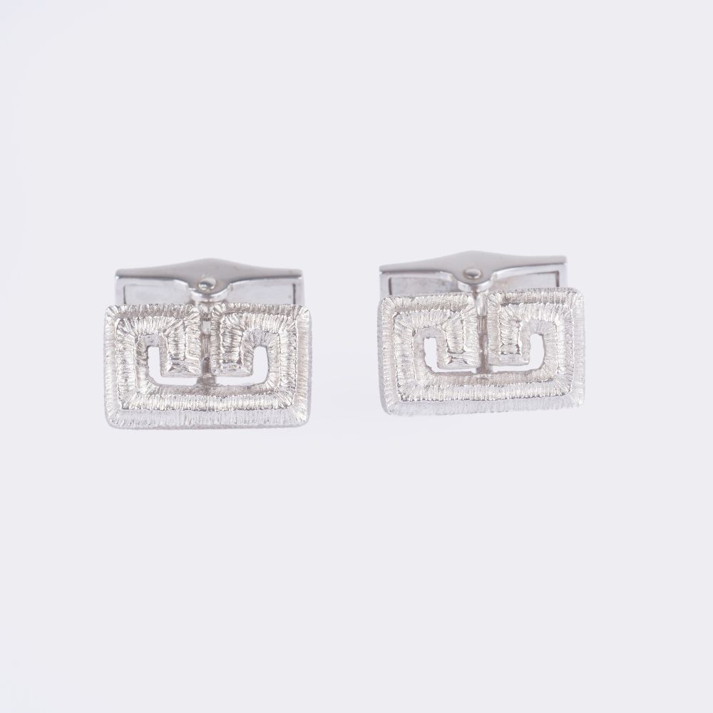 Pair of Cufflinks 'Meander'
