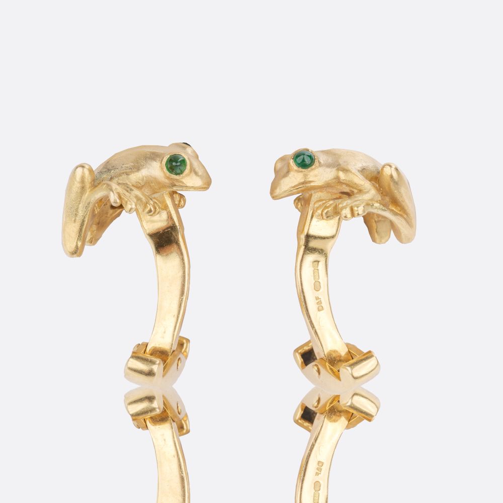 Pair Cufflinks 'Frog' - image 2