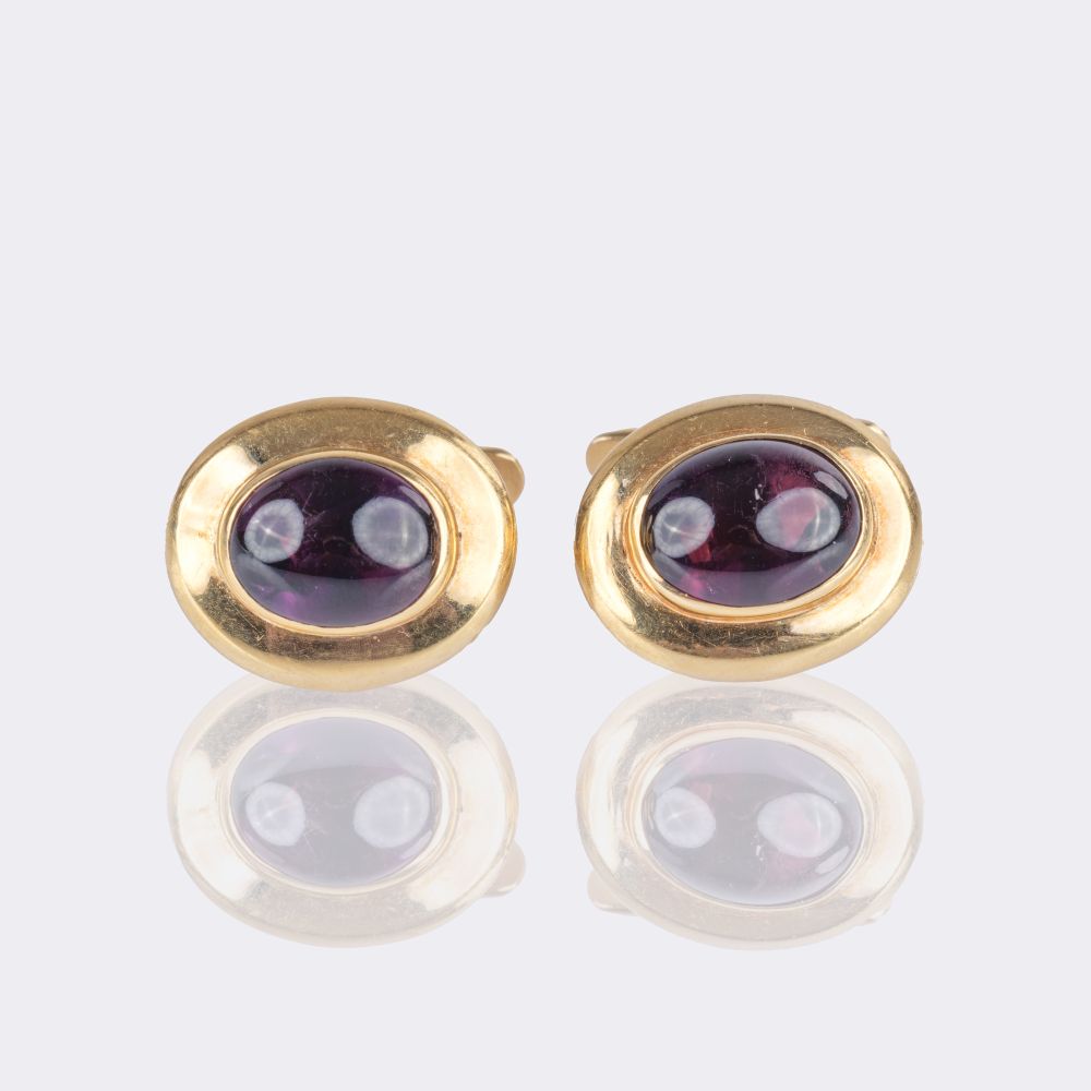 Pair of Amethyst Cufflinks Pair of Amethyst Cufflinks