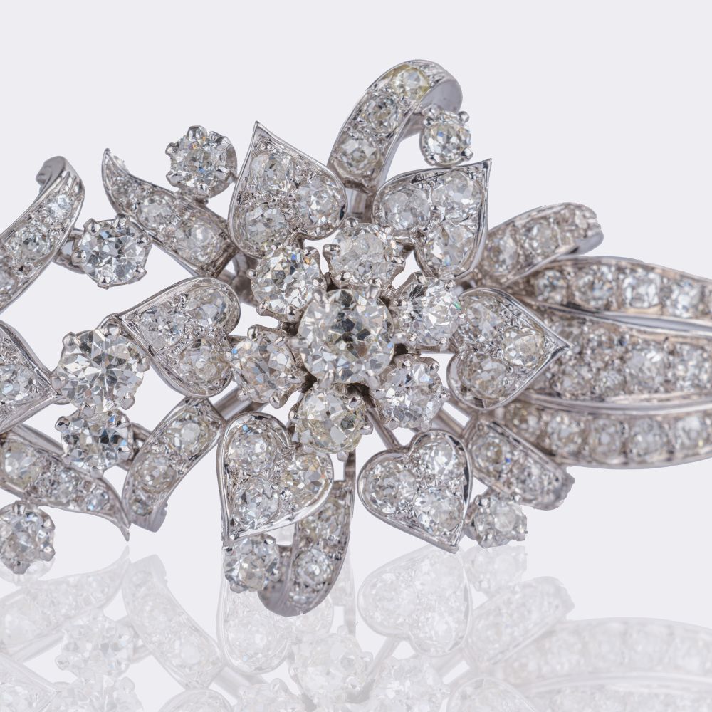 High-Carat Old Cut Diamond Bracelet 'Belle Epoque' - image 4