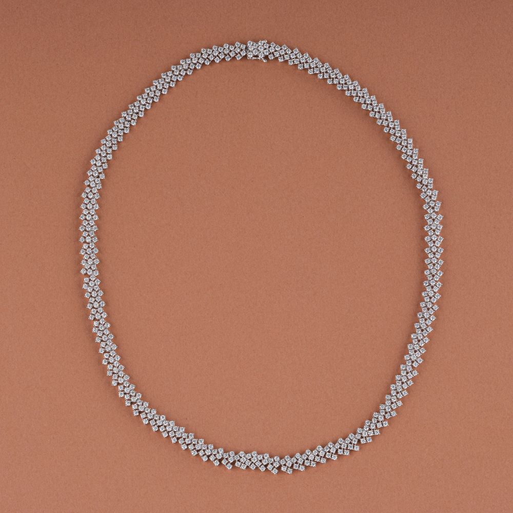 Hochkarätiges Brillant Collier