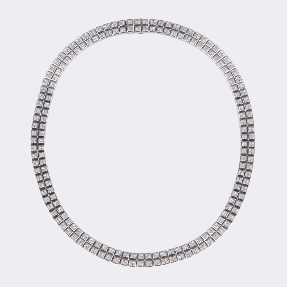 A Extraordinary Diamond Necklace 'Ice Cube' - image 2