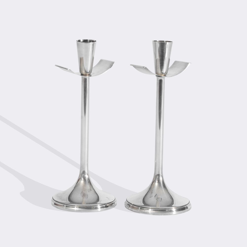 A Pair of Modern Candlesticks