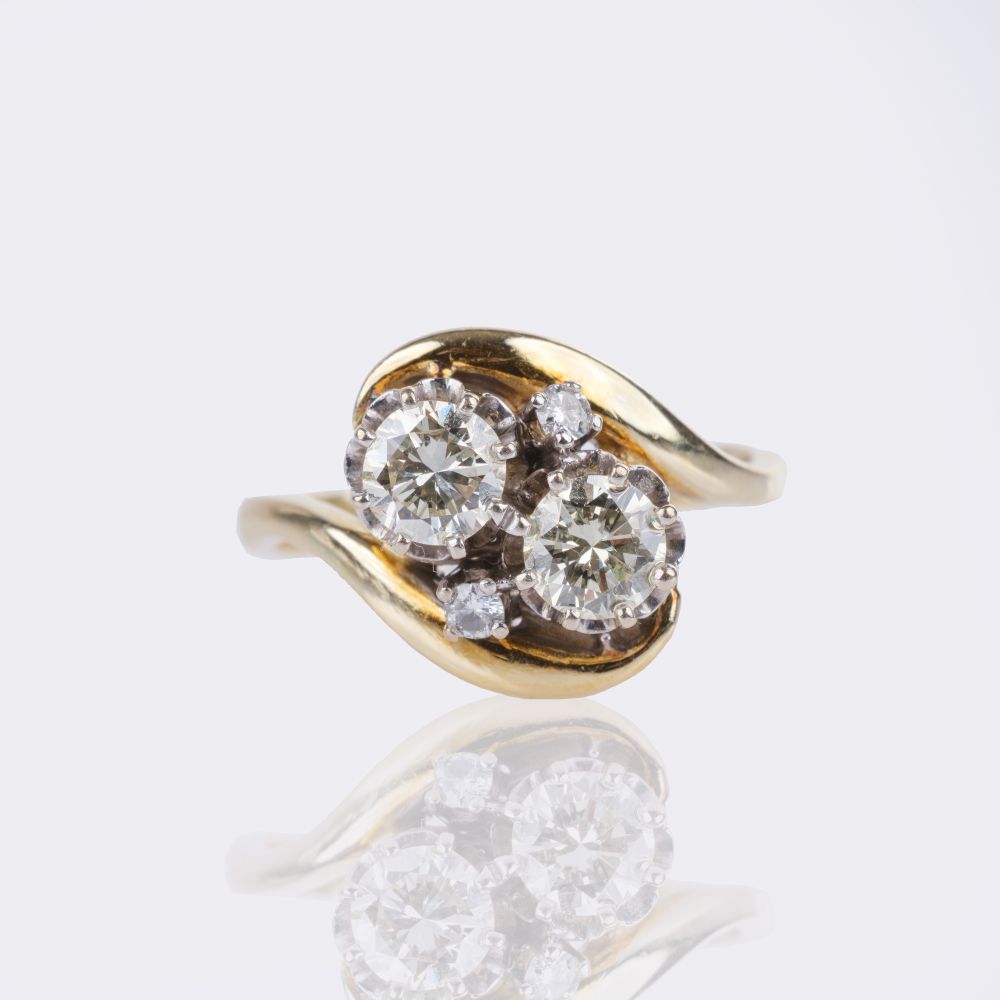 Moi-et-Toi Ring with Diamonds Moi-et-Toi Ring with Diamonds