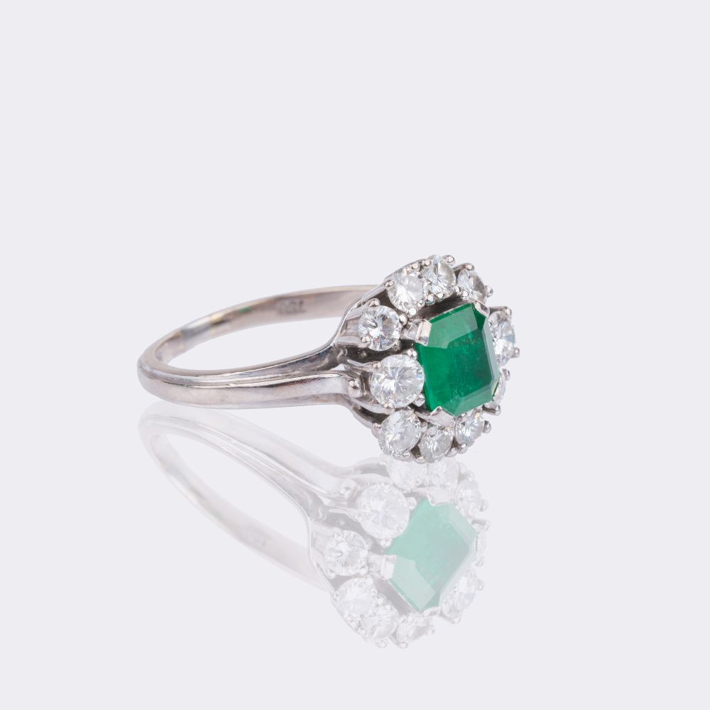 Saphir Brillant Ring - Bild 2
