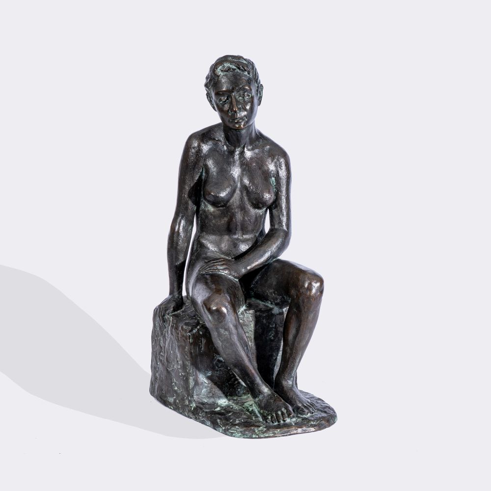 A Sitting Female Nude