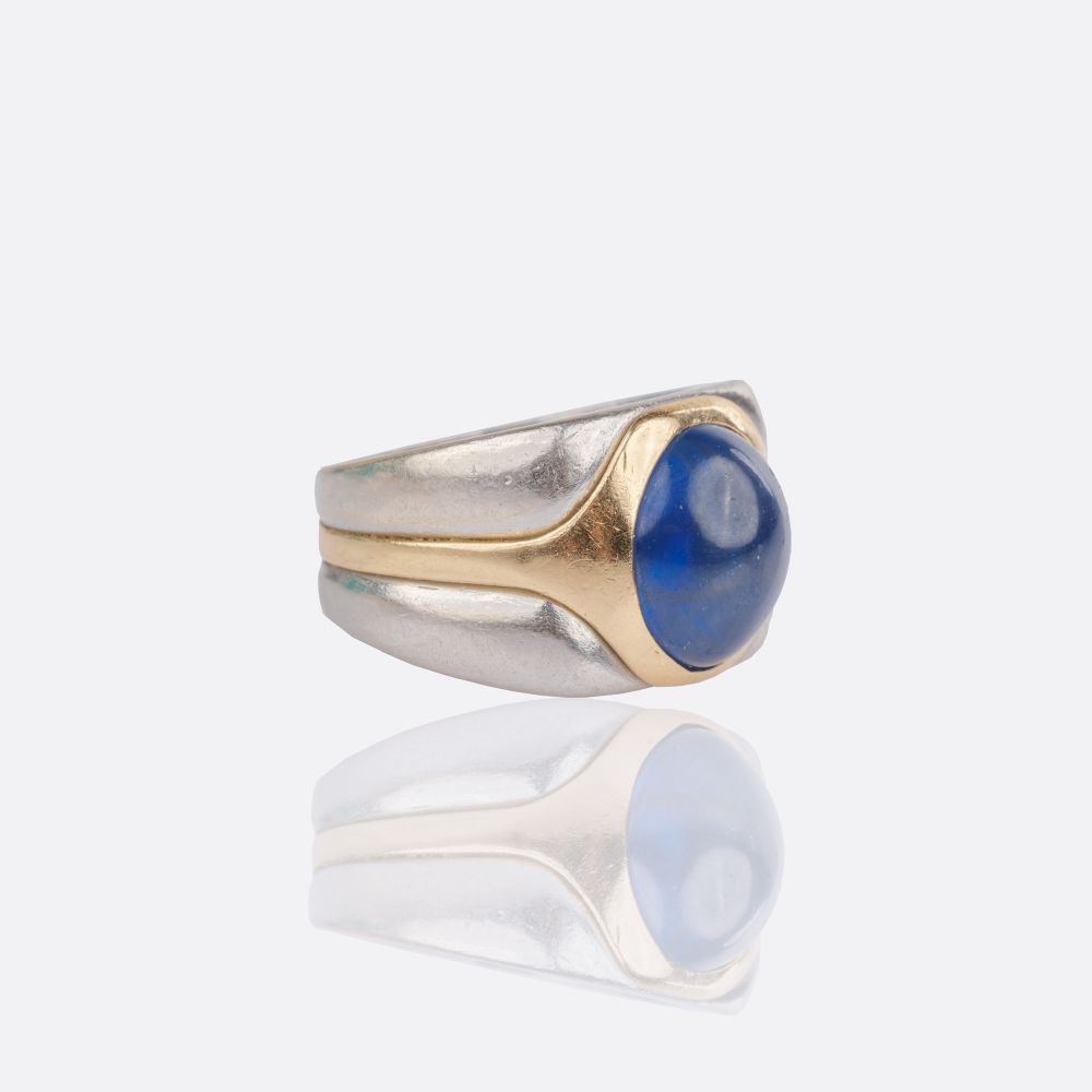 Bicolour Sapphire Ring - image 2