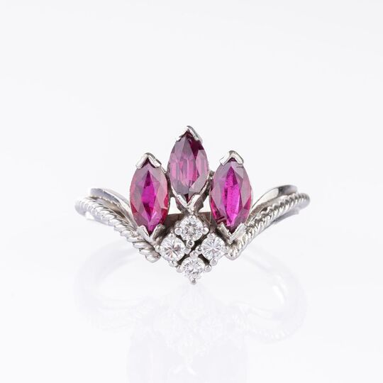 Rubin Brillant Ring