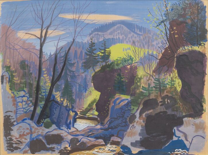 Bachlauf in den Bergen
