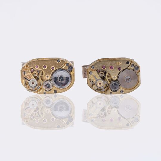 Pair of Cufflinks 'Watch Movement'