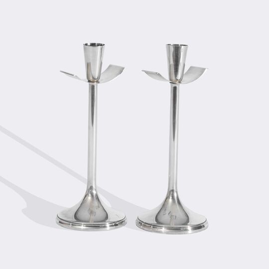 A Pair of Modern Candlesticks