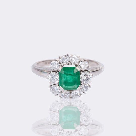Saphir Brillant Ring