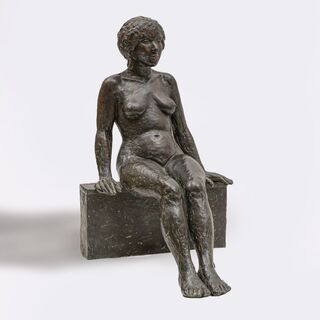 A Seated Female Nude