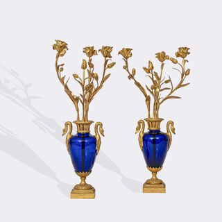 A Pair Napoleon III Vase Decorations