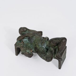 Reclining Nude on Bed