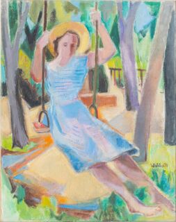 Girl on a Swing