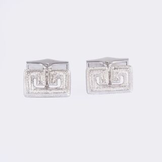 Pair of Cufflinks 'Meander'