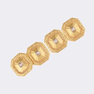 Pair of Cufflinks with Diamonds