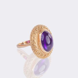 Amethyst Gold Ring