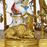 Louis XV Ormolu Centrepiece with Clock Topping 'Allegory of the Summer ' - image 3