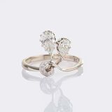 Ring mit Tropfendiamanten - Bild 1