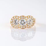 High-Carat Diamond Ring - image 1
