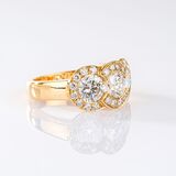 High-Carat Diamond Ring - image 2
