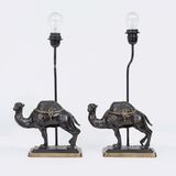 A Pair of Table Lamps with Dromedaries - image 3