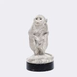 A Rare Marble Sculpture 'Rhesus Monkey' - image 3