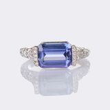 Tanzanite Diamond Ring - image 1