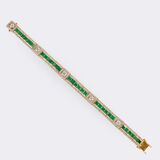 Elegantes Brillant Smaragd Armband - Bild 1