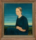 Potrait in blue - image 2
