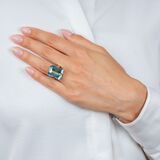 A High-carat Aquamarine Ring - image 3
