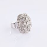 Art-déco Diamond Ring - image 2