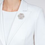 Diamond Brooch in art déco style - image 2
