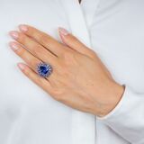 Tanzanite Diamond Cocktailring - image 3
