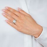 Diamond Emerald Ring - image 4