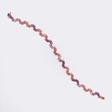 Tourmaline Amethyst Bracelet with Diamonds - image 2
