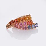 Multicoloured Sapphire Bracelet 'Rainbow' - image 3