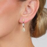 Pair of Fancy Diamant Earrings - image 2