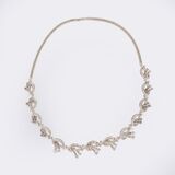 Rare White Diamond Necklace - image 1