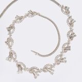 Rare White Diamond Necklace - image 3