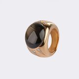 Star Sapphire Ring with Diamonds - image 3