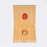 Limited Gold Pendant 'Tête ou Tête ovale' by Pierre Hugo - image 3