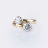 'Toi et Moi' Brillant Ring - Bild 1