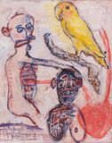 Figur mit Papagei - Bild 1