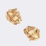 Pair of English Cufflinks with Animal Depictions 'Frog' - image 2